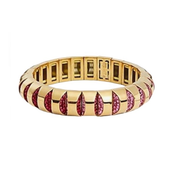 Kate Spade New York Sliced Scallops Stretch Bracelet One Size. - Picture 2 of 5